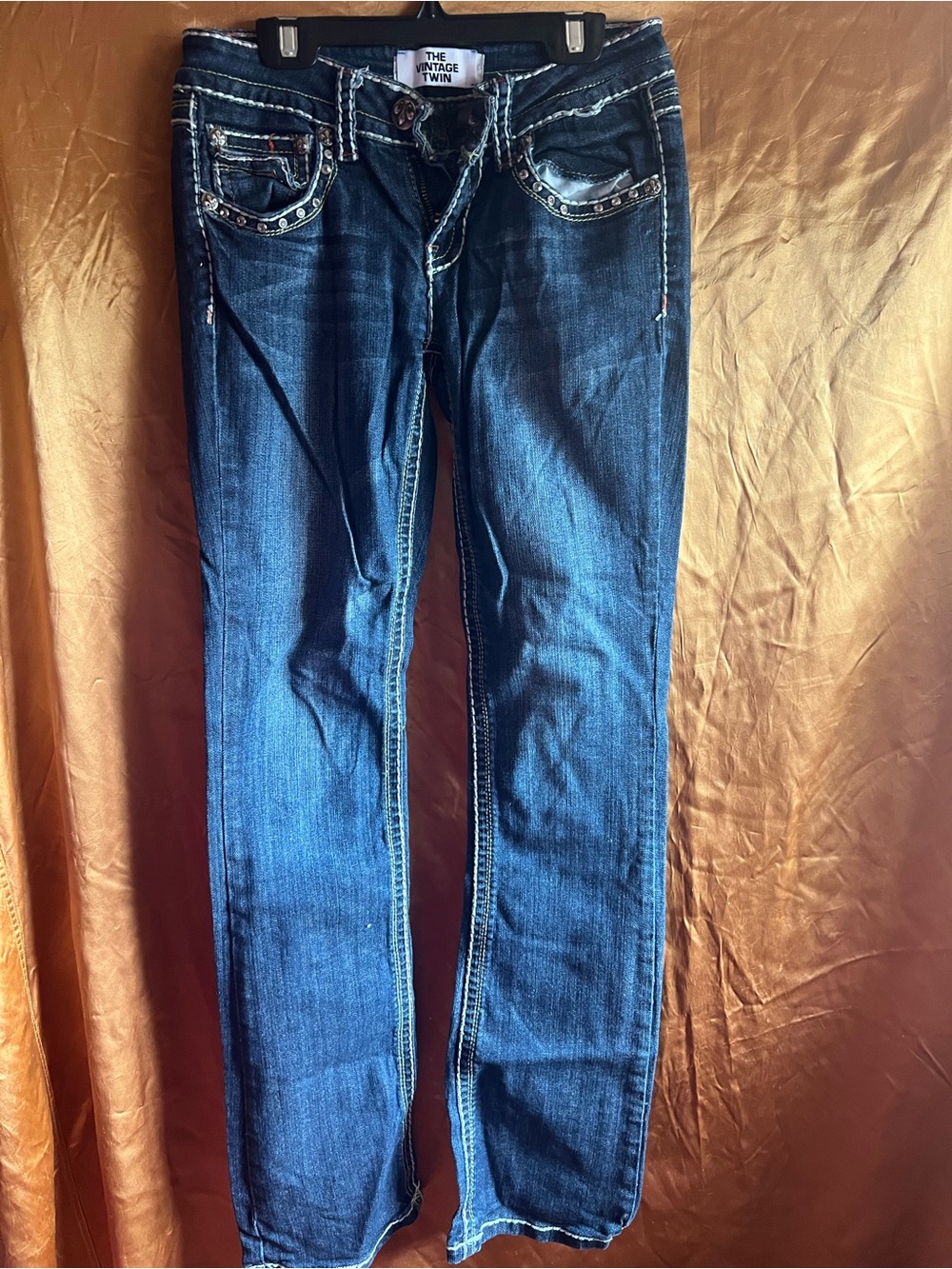 Women's Skinny Jeans in Deep Blue